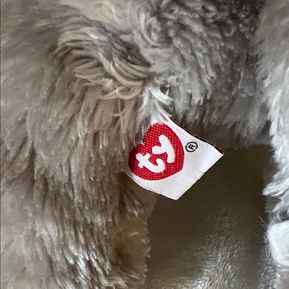 Ty Gray and Pink Stuffed Elephant - Picture 9 of 9